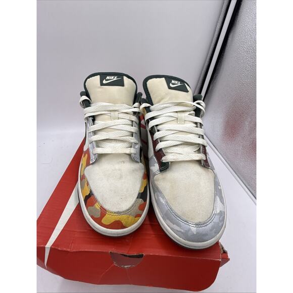 Size 11 - Nike Dunk SE Low Sail Multi-Camo - Picture 1 of 7